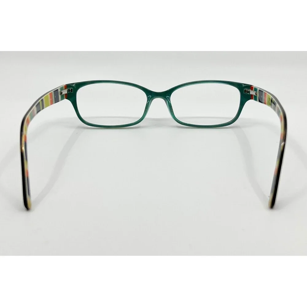 Kate Spade Eyeglasses Womens Brown Teal Lucyann 0X77 Striped 135